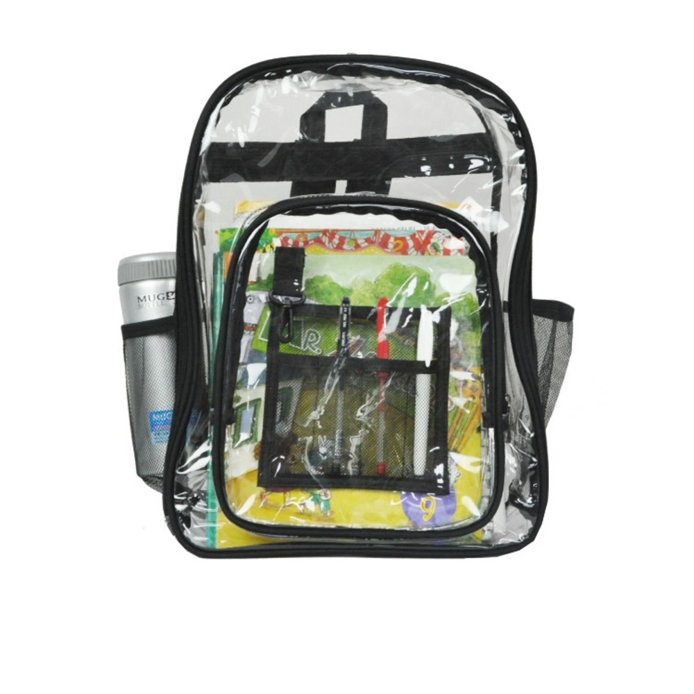 Clear PVC stadium approved backpack